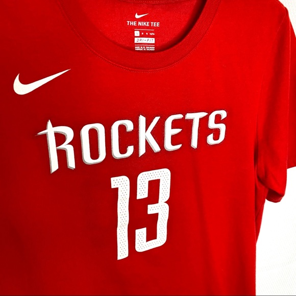 NIKE Red Rockets T Size L 14/16 Dri Fit - Picture 2 of 5